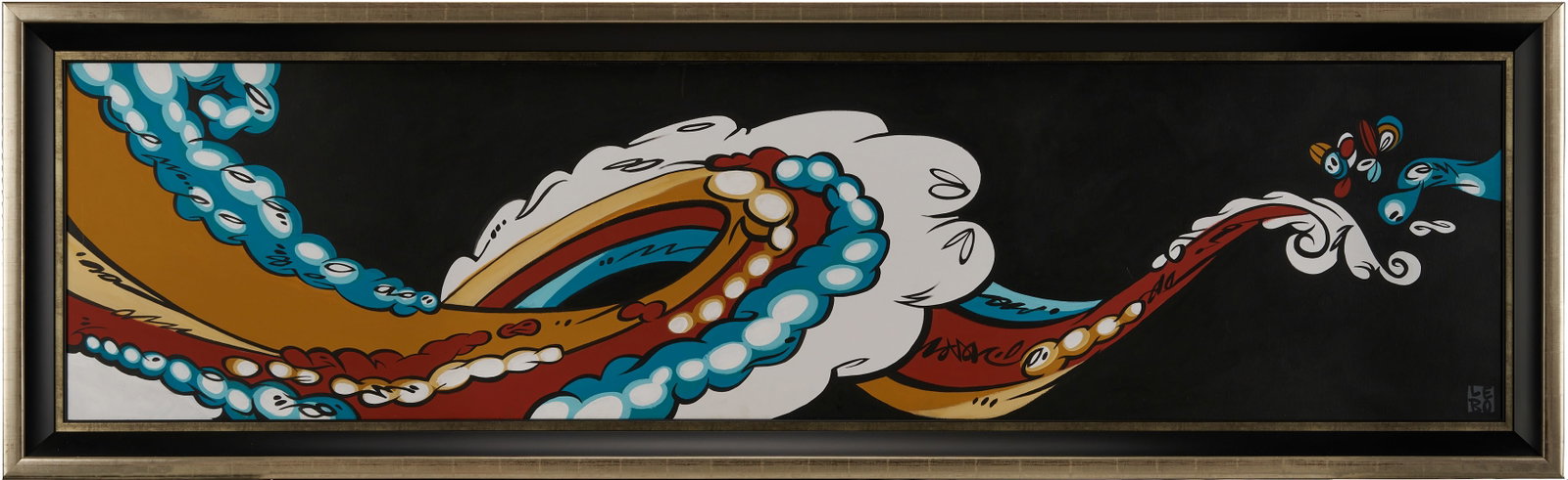 Large LEBO Abstract Painting, The Resurrection & The Light (1 of 11)