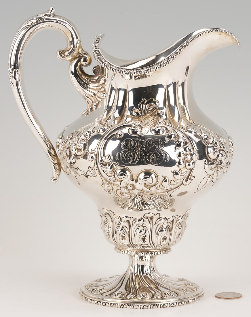 Sterling Silver Pitcher, Ret. Theodore Starr (1 of 12)
