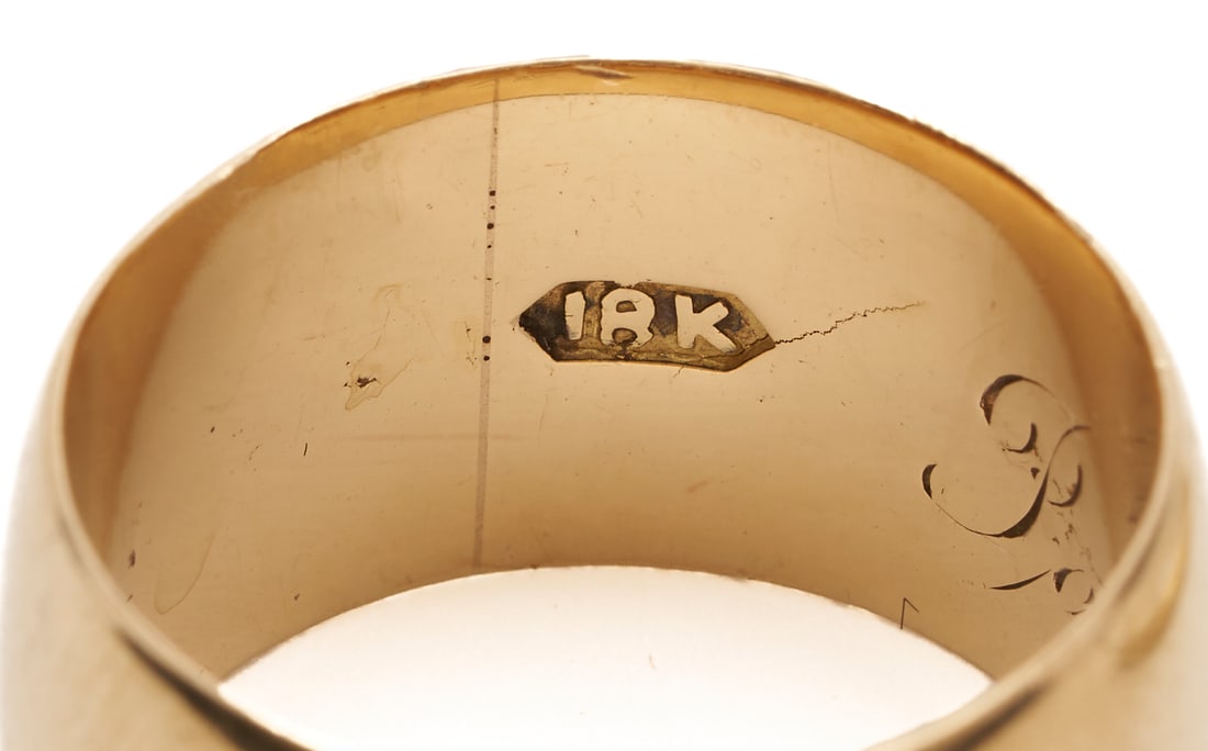 2 Yellow Gold Wedding Bands - 6