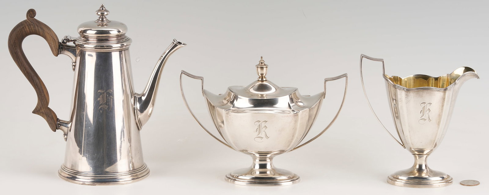 Gorham 3 pc. Assembled Tea Set incl. Plymouth (1 of 17)