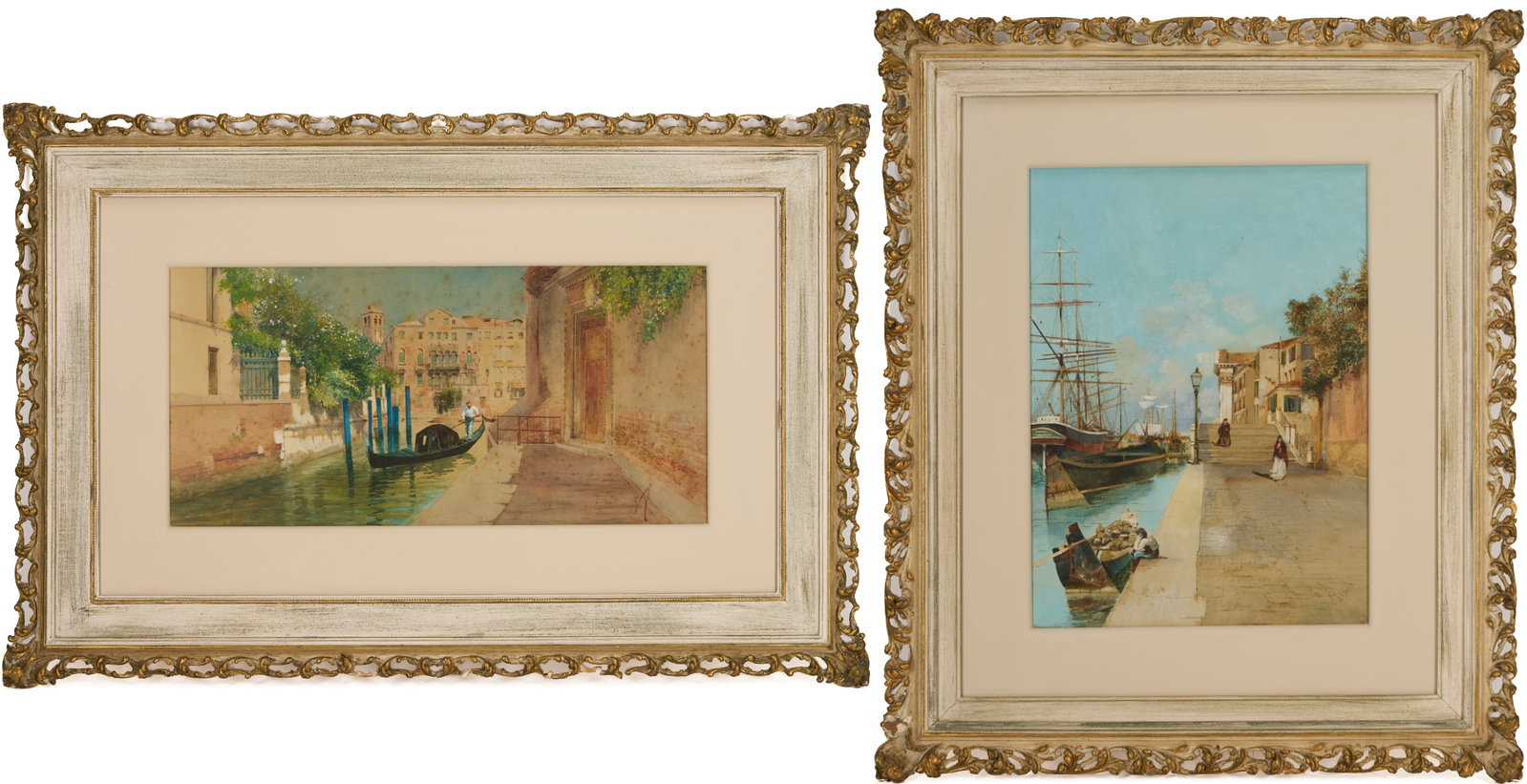 Two Venetian Watercolor Paintings (1 of 19)