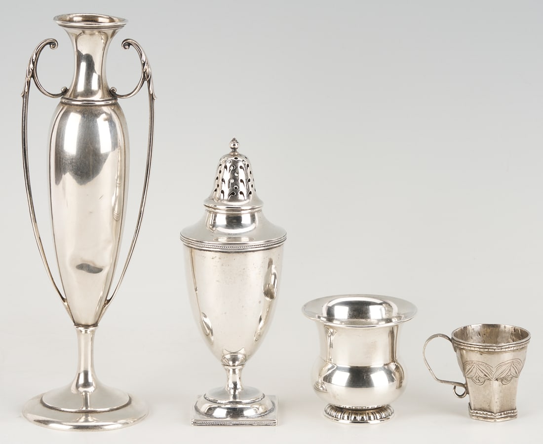8 Assorted Silver Hollowware Items - 12