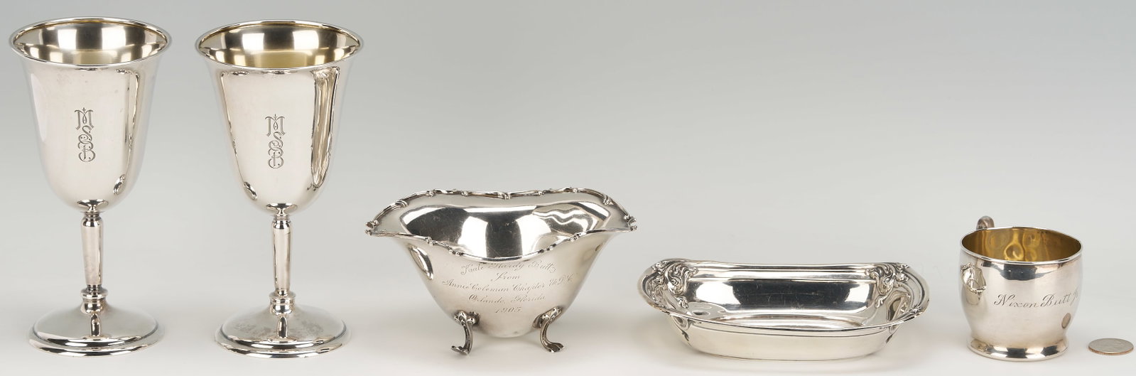 5 Sterling Silver Hollowware Pieces (1 of 17)