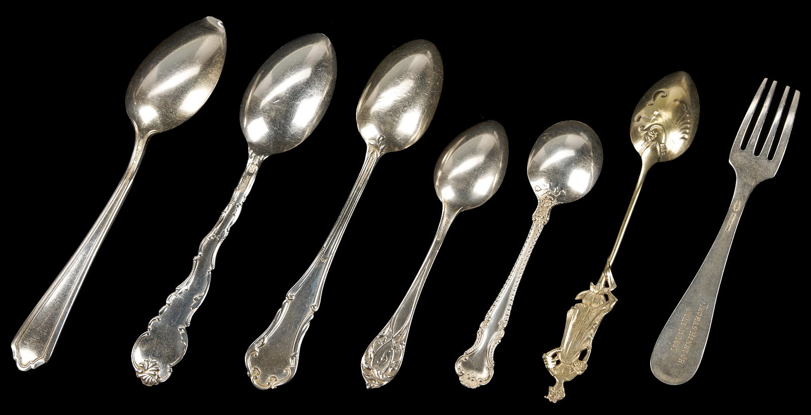 35 Pcs. Assorted Sterling Silver Flatware - 6
