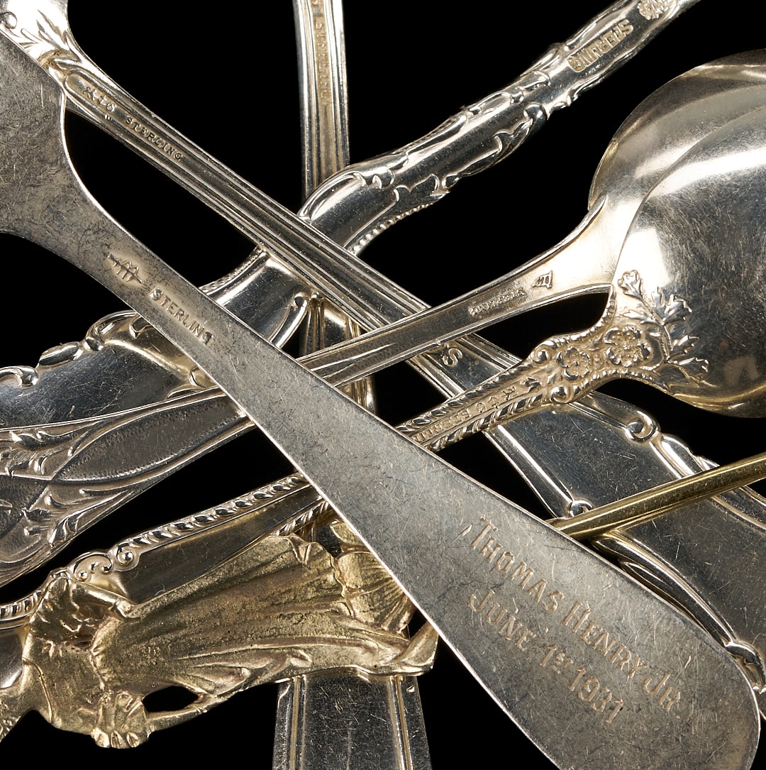 35 Pcs. Assorted Sterling Silver Flatware - 7