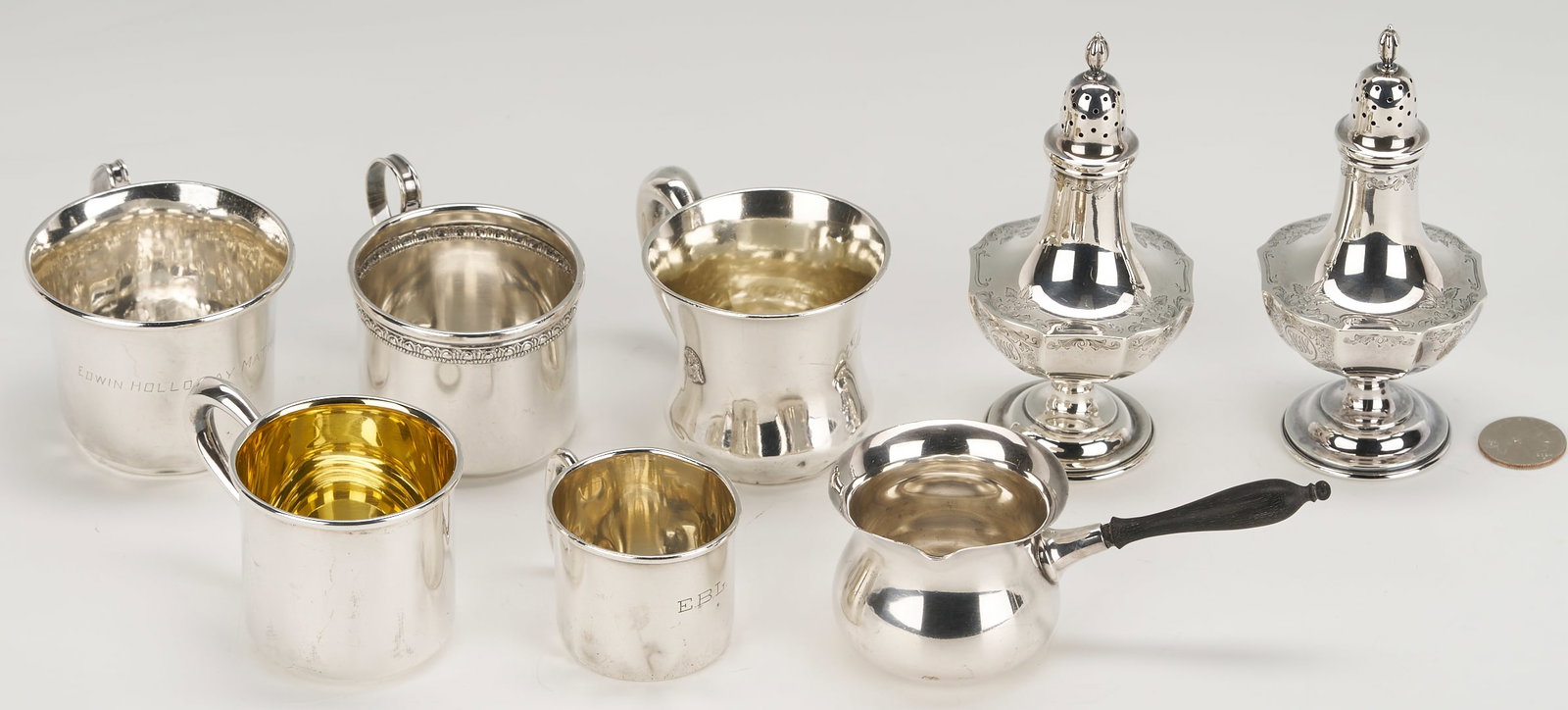 8 Sterling Silver Table Items - 2