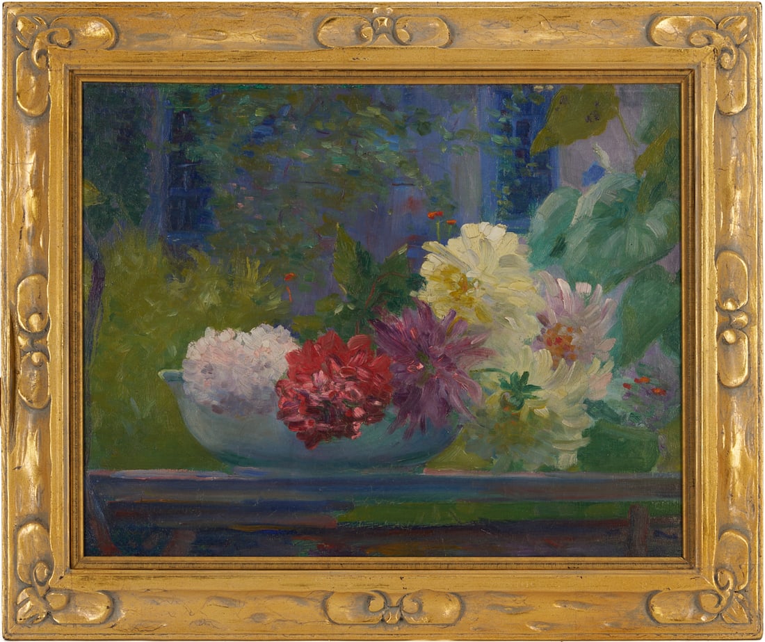 Richard Busebaum Floral Still Life O/C (1 of 9)