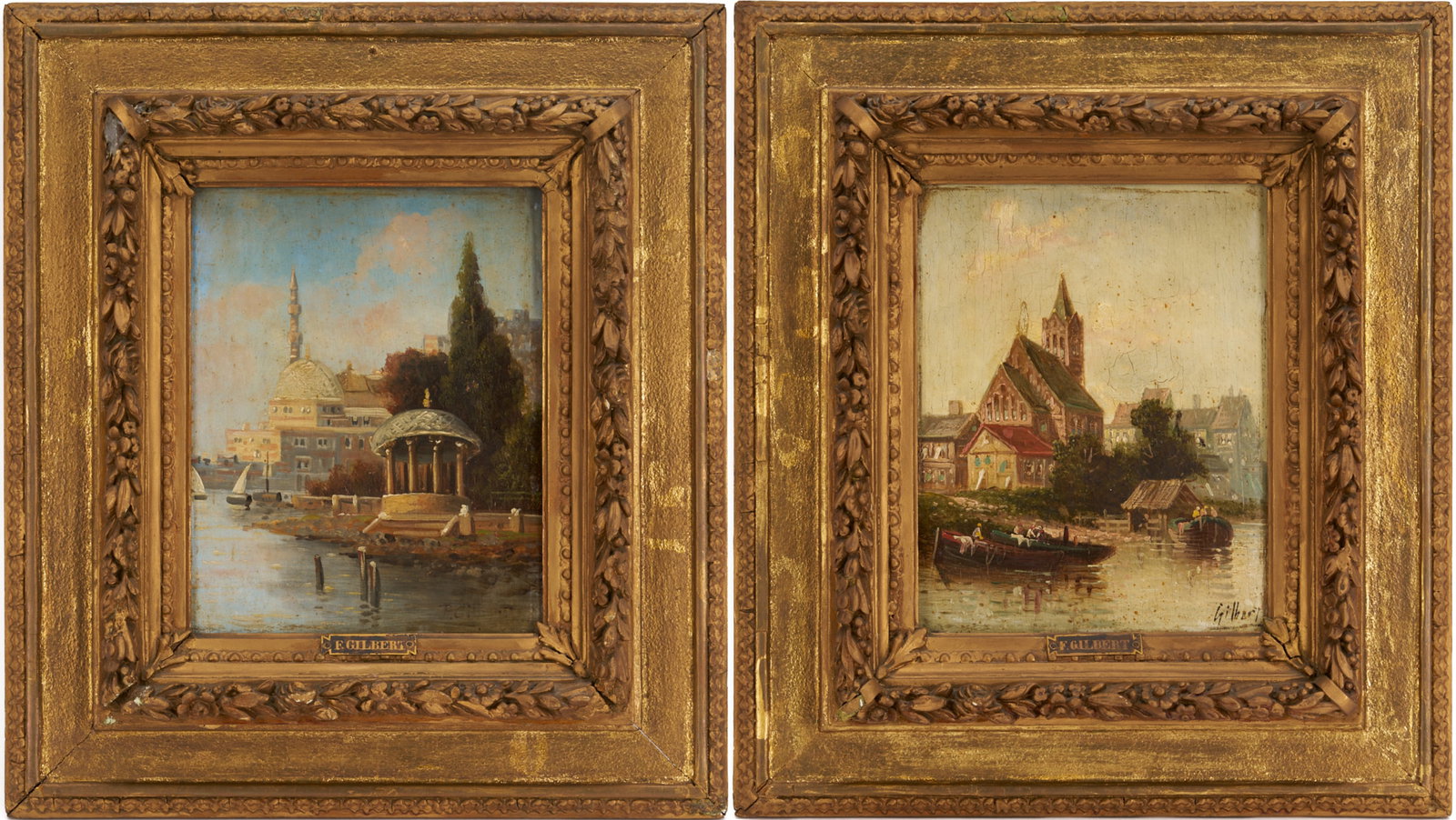Pair F. Gilbert (Karl Kaufmann) Continental Landscapes (1 of 15)
