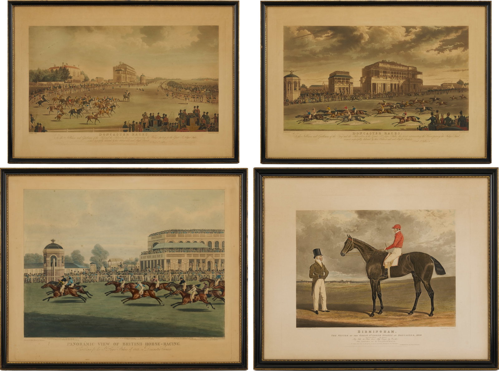 4 British Sporting/Equestrian Horse Racing Engravings & Book (1 of 20)