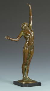 Harriet Frishmuth bronze sculpture, The Star