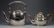English Silver Tea Service, 4 pcs - 7