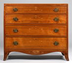 East TN Federal Inlaid Chest of Drawers