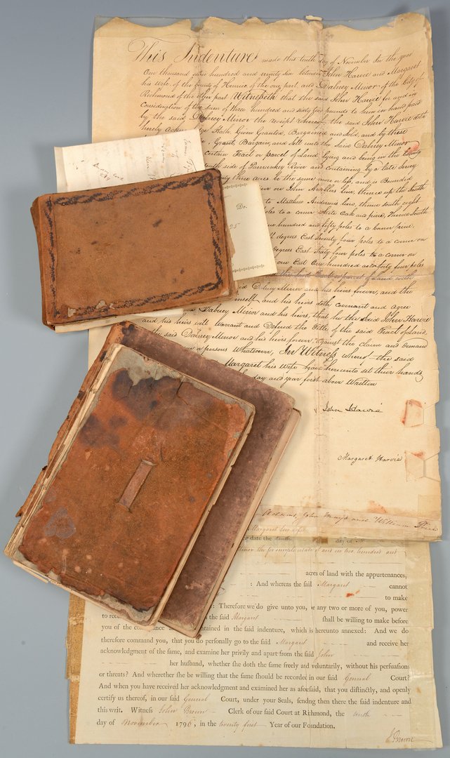 Peter Scales Virginia Document Archive: Historical document and ledger archive relating to Peter Scales and Nancy Minor, the parents of Lt. Dabney Scales of Memphis. 1st item - Orange County, Virginia receipt account book for Peter Scales f
