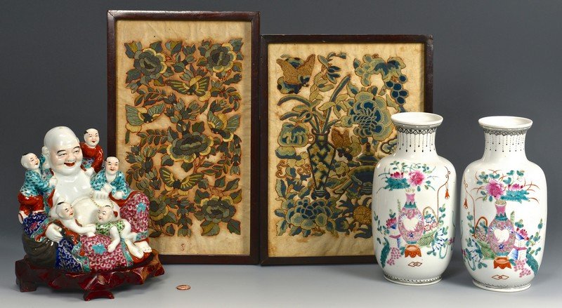 Chinese Republic Porcelains and Textiles (1 of 10)