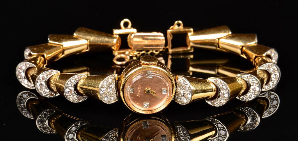 George Headley 18K Gold & Diamond Watch (1 of 10)