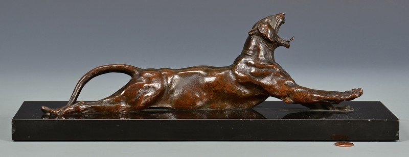 Anna Hyatt Huntington Bronze Tiger or Panther (1 of 10)