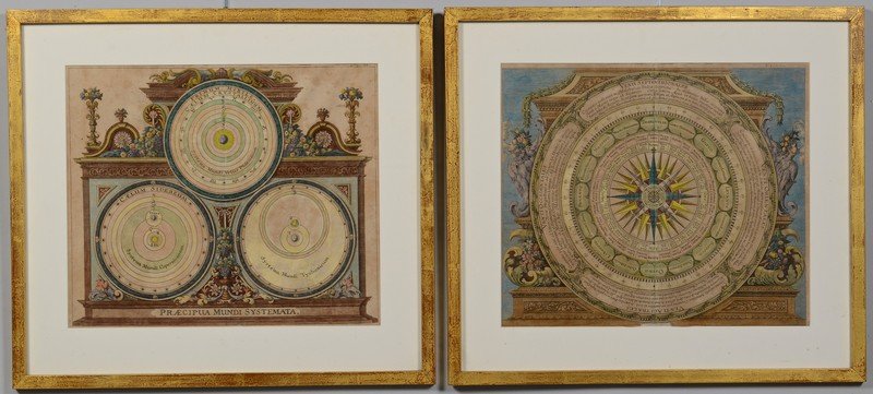 Pair of Baroque Astronomical Charts, Johann Zahn (1 of 10)