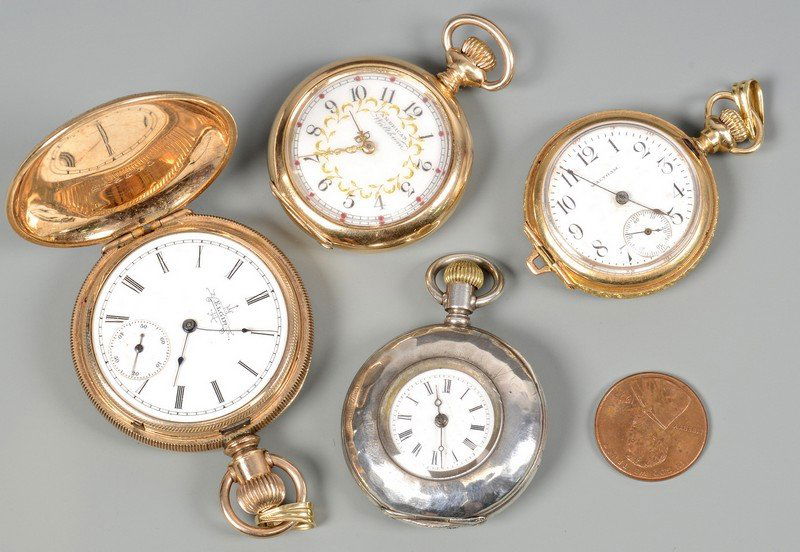 4 Ladies Pocket Watches (1 of 10)