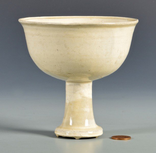 Chinese Song Dynasty Cizhou Glaze Stem Cup (1 of 10)