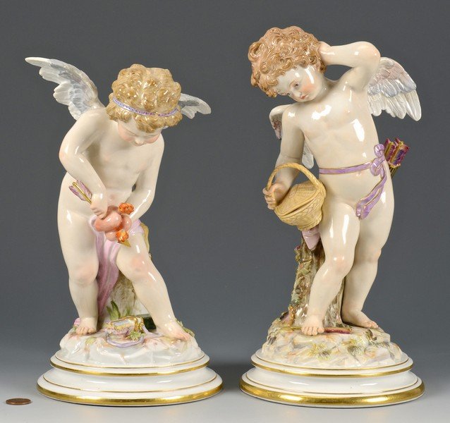 Pr. Large Meissen Cupid Figures (1 of 9)