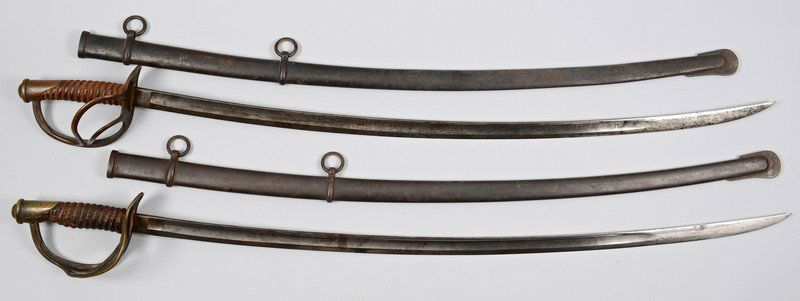 Pair of Model 1860 Swords, Civil War (1 of 10)