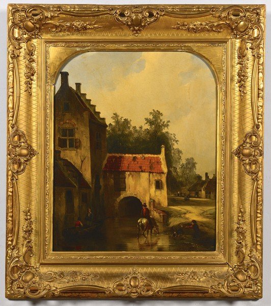Dutch School Landscape painting (1 of 10)