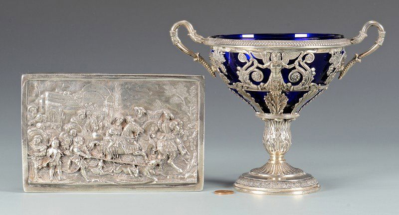 Russian 999 Silver Plaque plus German compote (1 of 10)