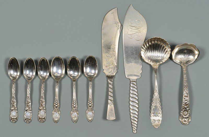 10 pcs Tiffany, Gorham, etc. flatware (1 of 8)