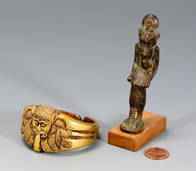 Mahakala Bracelet, Anubis Figure (1 of 10)