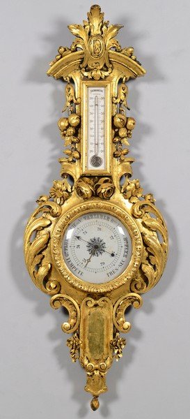 French Giltwood Barometer (1 of 10)