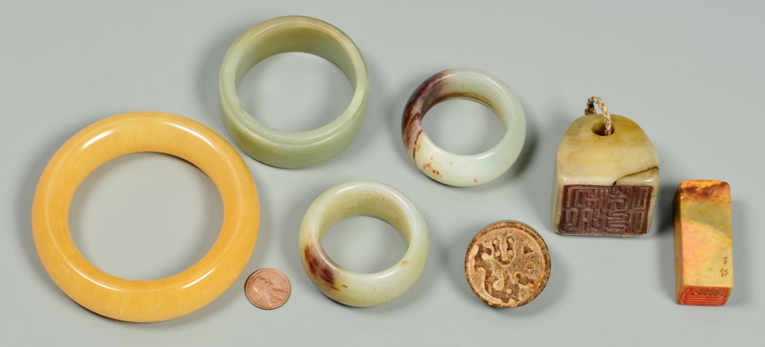 Chinese Hardstone Chops & Bangles (1 of 10)