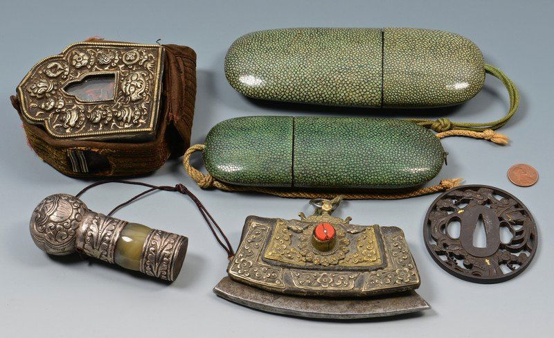 Misc. Asian items inc. Shagreen Cases (1 of 10)