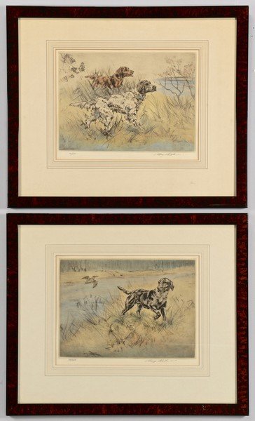 Pair Henry Wilkinson Sporting Prints (1 of 9)