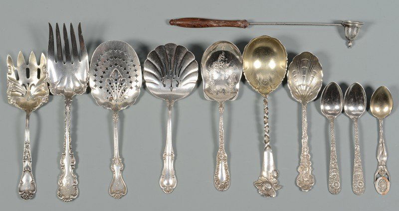 11 Vintage Sterling Serving pieces (1 of 10)