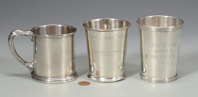 Group of 3 Sterling Silver Cups (1 of 10)