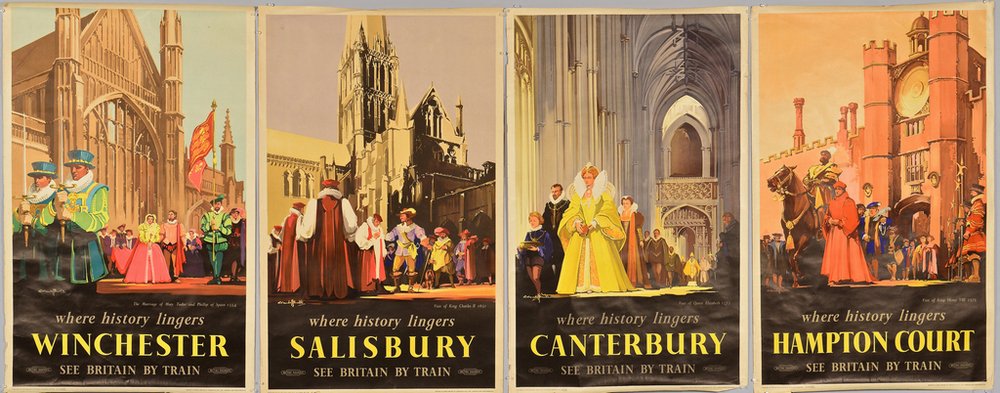 4 British Railways Posters (1 of 9)