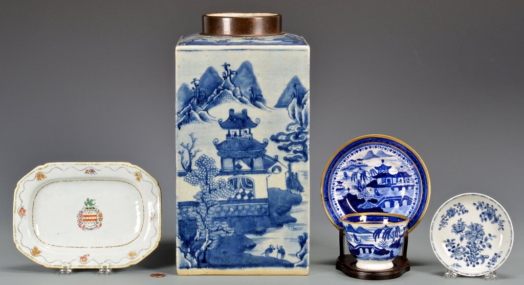 5 Chinese Export Items inc. Armorial (1 of 10)