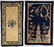Two Chinese Scenic Rugs, Blue & Ivory
