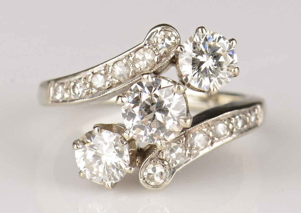 14K Diamond Estate Ring, c. 1940 (1 of 9)