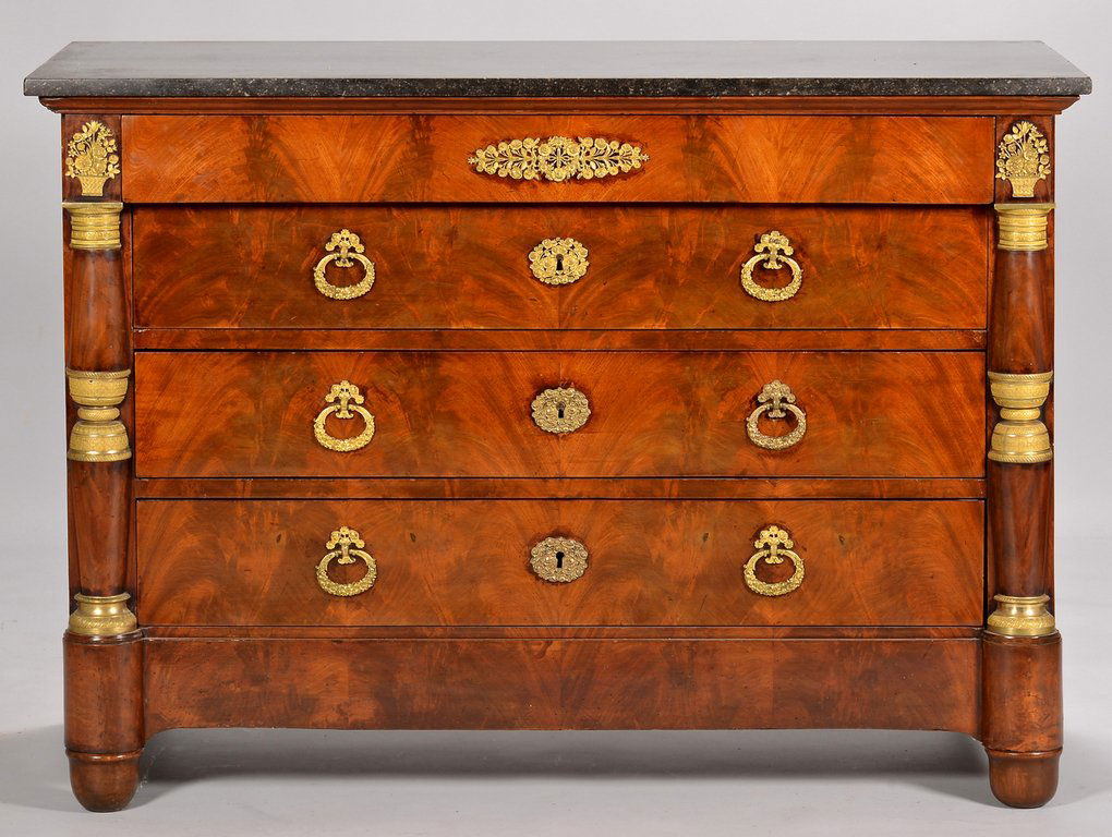 French 2nd Empire Chest w/ormolu mounts (1 of 10)
