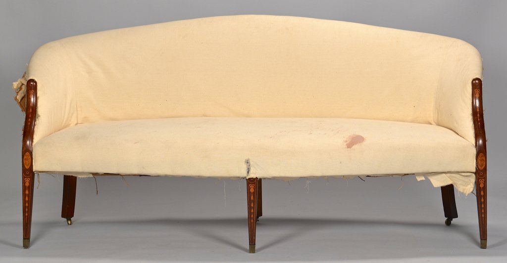 Federal Inlaid Cherry Sofa (1 of 10)