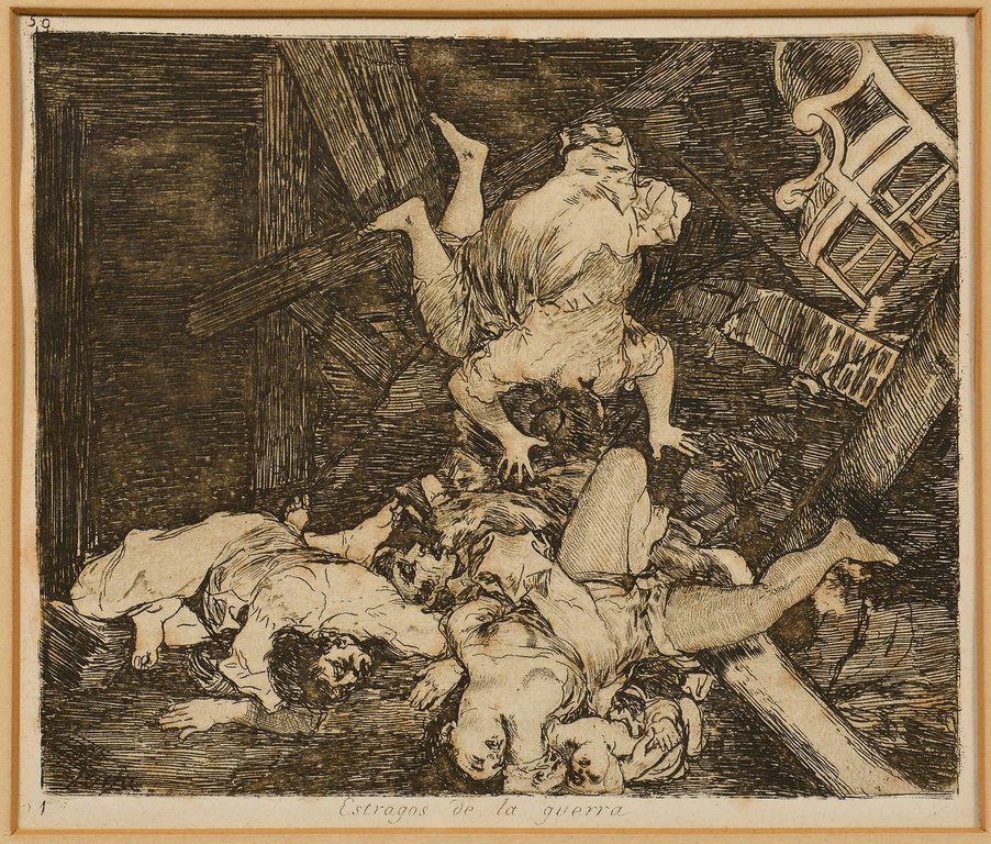 Goya Etching, #30 from The Disasters of War Series (1 of 5)