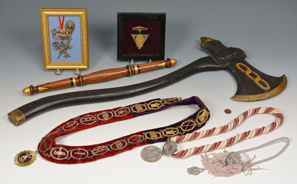 7 Secret Society Related Items, incl. Odd Fellows (1 of 7)
