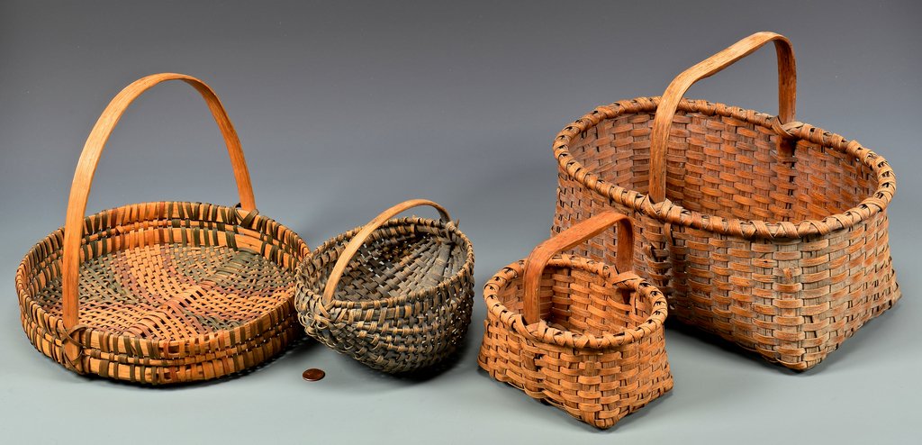 4 Appalachian Split Oak Baskets (1 of 10)