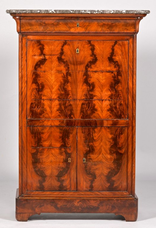 French Mahogany Secretaire Abattant, Empire Style (1 of 10)