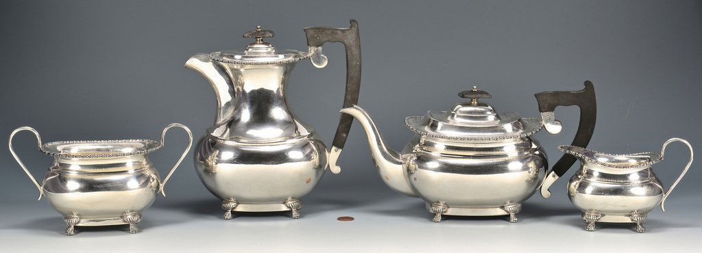 Viner Sheffield Sterling Tea Service (1 of 10)