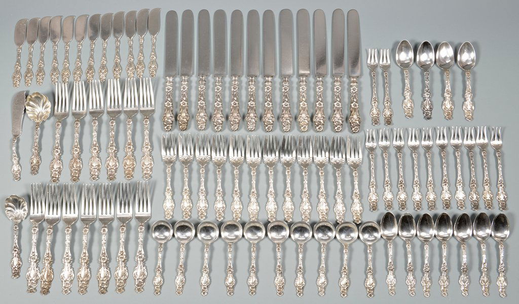 Whiting Sterling Flatware, Lily Pattern (1 of 10)