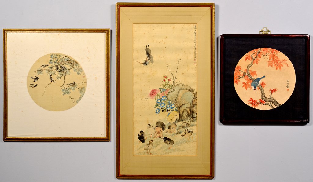 Group of 3 Chinese Paintings (1 of 10)