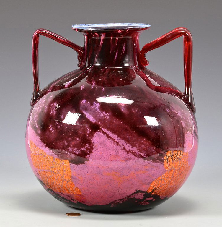Daum Nancy Art Glass Vase (1 of 9)