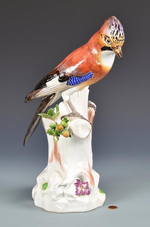 Meissen Bird on Branch Figure (1 of 10)